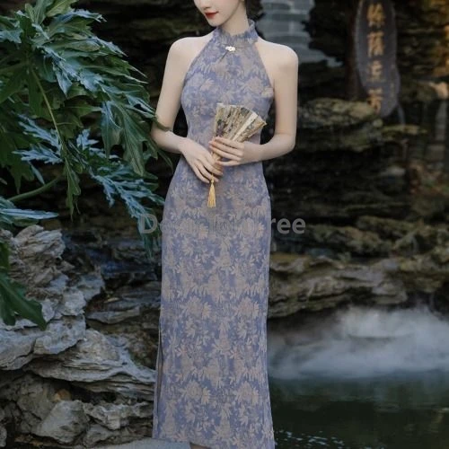Summer Natural Literature Art Dress Chinese Style Lady Modern Improved Leisure Qipao Sexy Sleeveless Waist Cinching Slit Qipao
Summer Natural Literature Art Dress Chinese Style Lady Modern Improved Leisure Qipao Sexy Sleeveless Waist Cinching Slit Qipao