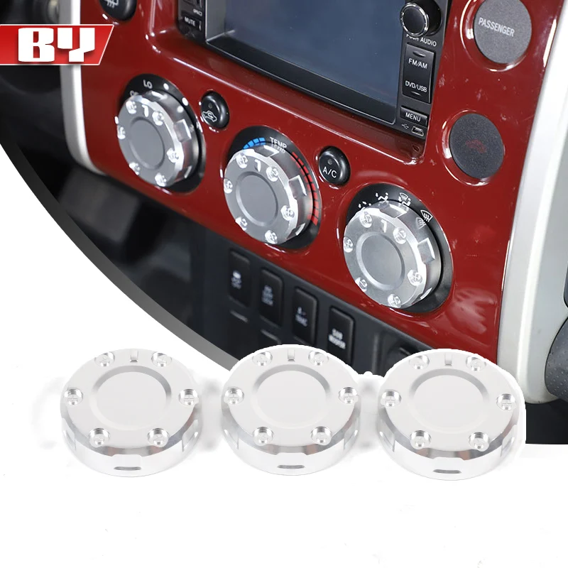 3 шт. для Toyota FJ Cruiser 2007-2021, ручка регулировки центрального кондиционера из алюминиевого сплава, декоративная крышка, аксессуары
3 шт. для Toyota FJ Cruiser 2007-2021, ручка регулировки центрального кондиционера из алюминиевого сплава, декоративная крышка, аксессуары