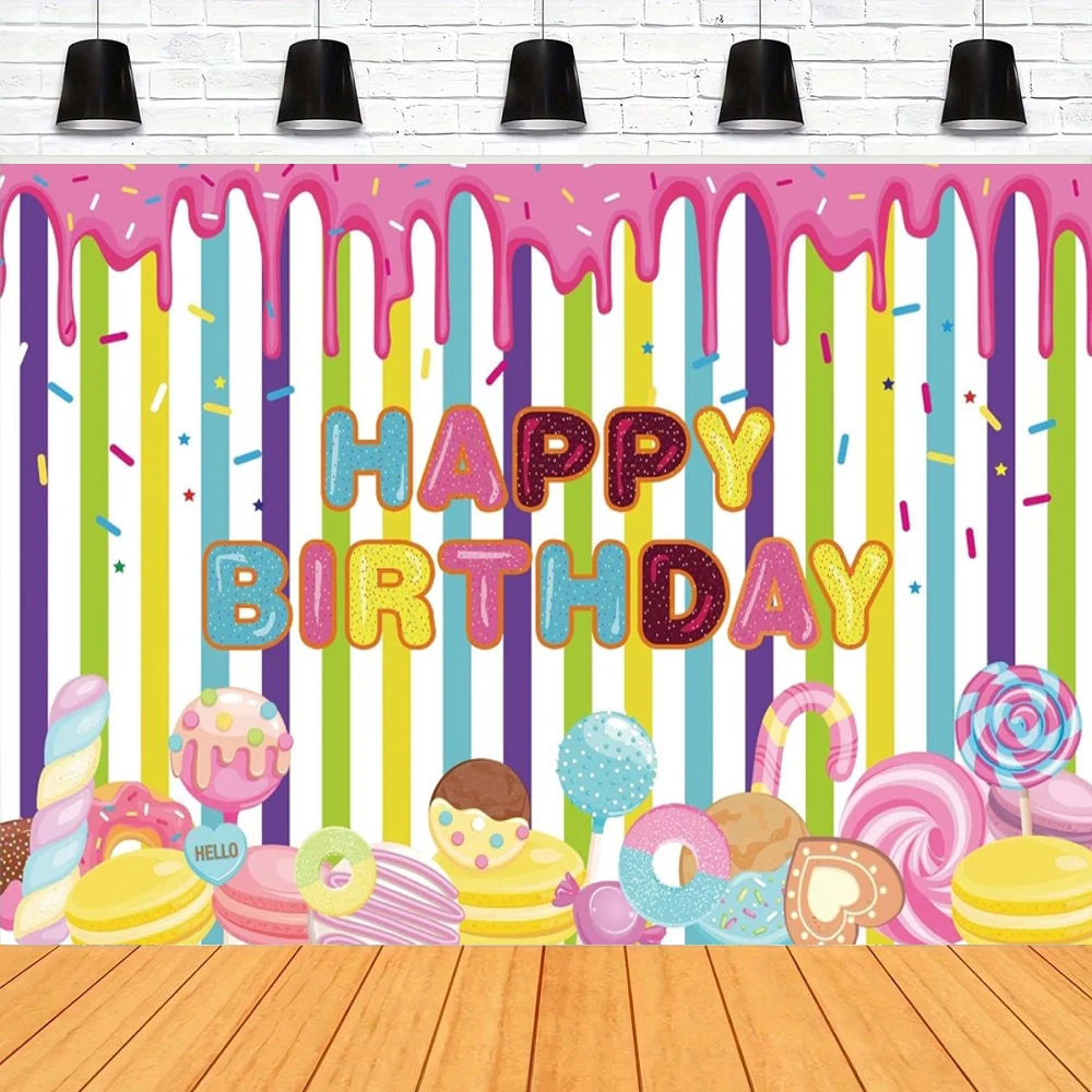 Photography Backdrop Candy Kids Girls Birthday Party Background Pink Sweet Girls Lollipop Party Decorations Poster
Photography Backdrop Candy Kids Girls Birthday Party Background Pink Sweet Girls Lollipop Party Decorations Poster