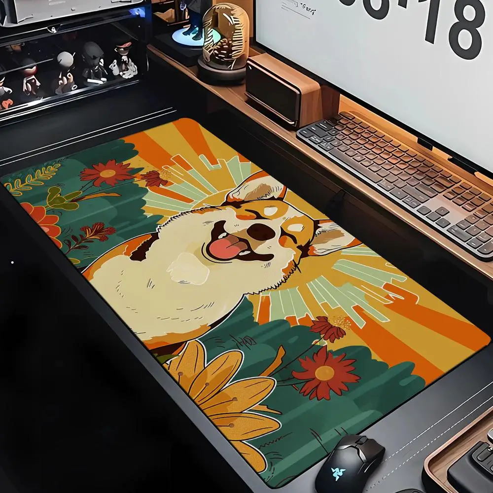 Cute Corgi pattern design anime Mouse Pad Desk Mat Gaming mat gamer pc accessories rubber anti-slip keypad expansion mousepad
Cute Corgi pattern design anime Mouse Pad Desk Mat Gaming mat gamer pc accessories rubber anti-slip keypad expansion mousepad