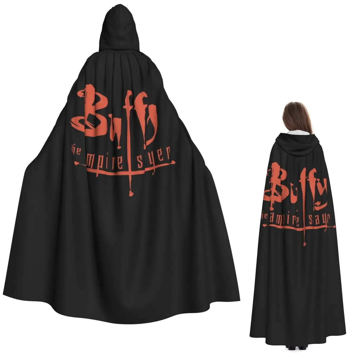 Buffy The Vampire Slayer Long Hooded Cloak Witch Medieval Costume Cosplay Cape HalloweenCoat Adult Unisex
Buffy The Vampire Slayer Long Hooded Cloak Witch Medieval Costume Cosplay Cape HalloweenCoat Adult Unisex