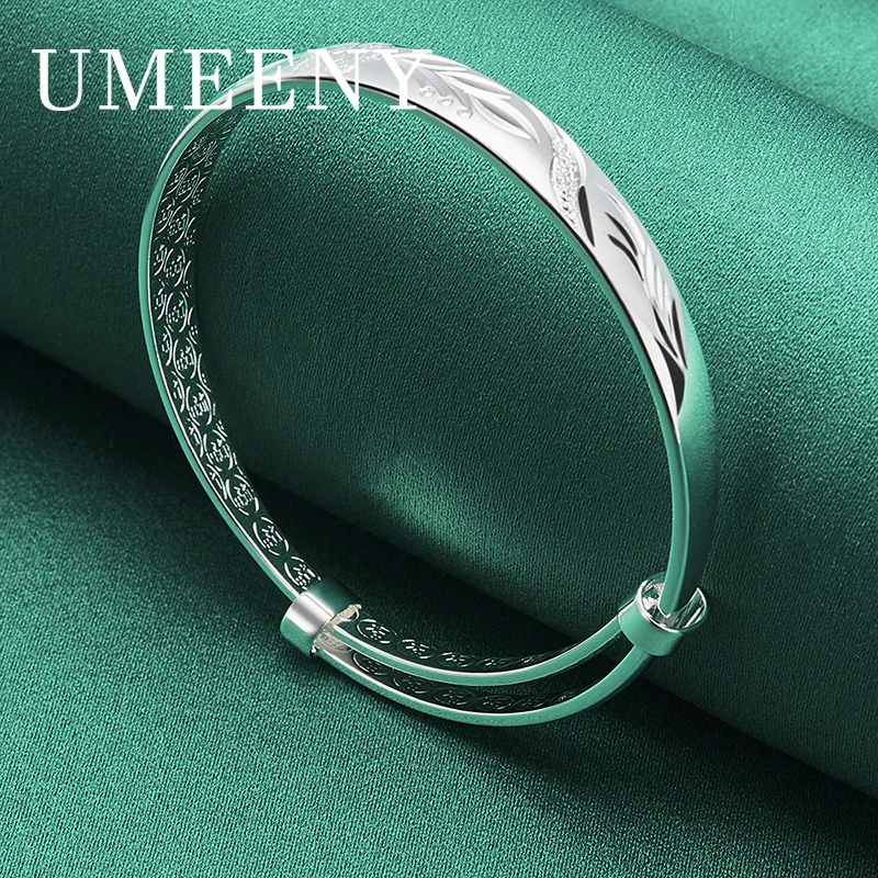 Simple 925 Sterling Silver Exquisite Pattern Bracelet Women Jewelry Party Accessories Fashion Gift
Simple 925 Sterling Silver Exquisite Pattern Bracelet Women Jewelry Party Accessories Fashion Gift