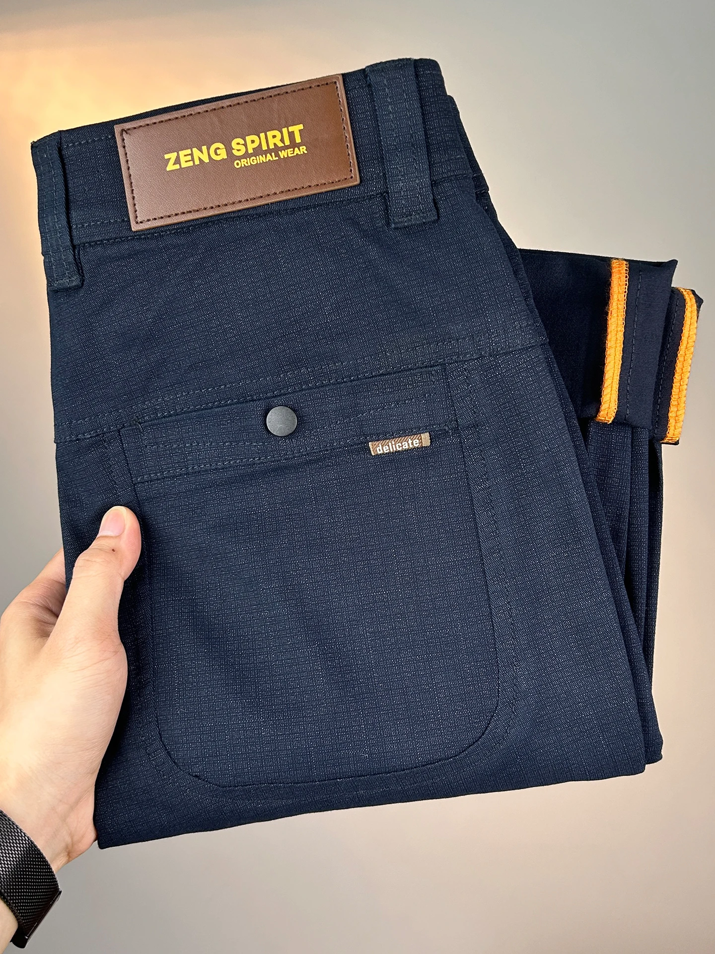 High Quali Men's Casual Pants Fce Lined Slim Straight Versatile Busin Long Trousers Windproof Cotton Polyester Blend
High Quali Men's Casual Pants Fce Lined Slim Straight Versatile Busin Long Trousers Windproof Cotton Polyester Blend