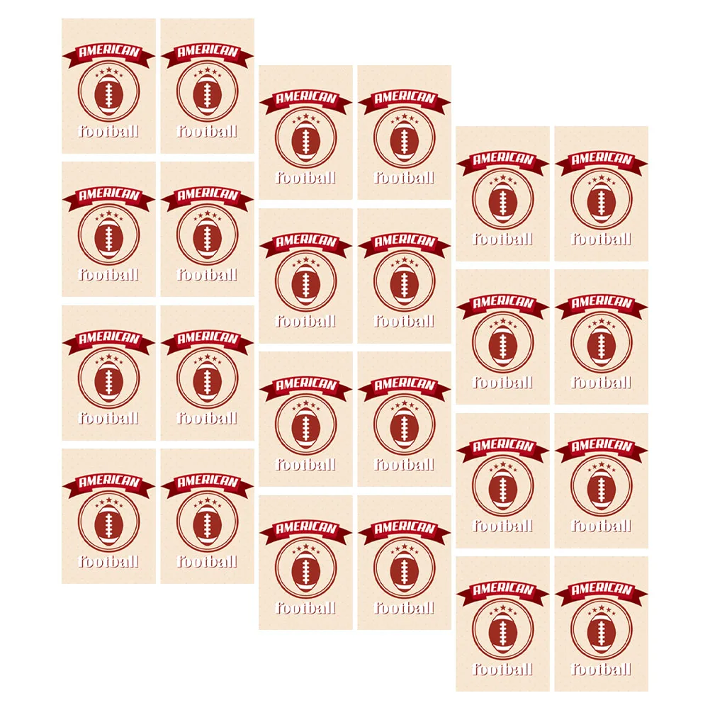 24 Pcs Wine Bottle Label Sticker Football Party Decals Decoration Stickers Paper Decorative Sports Themed Exercise
24 Pcs Wine Bottle Label Sticker Football Party Decals Decoration Stickers Paper Decorative Sports Themed Exercise