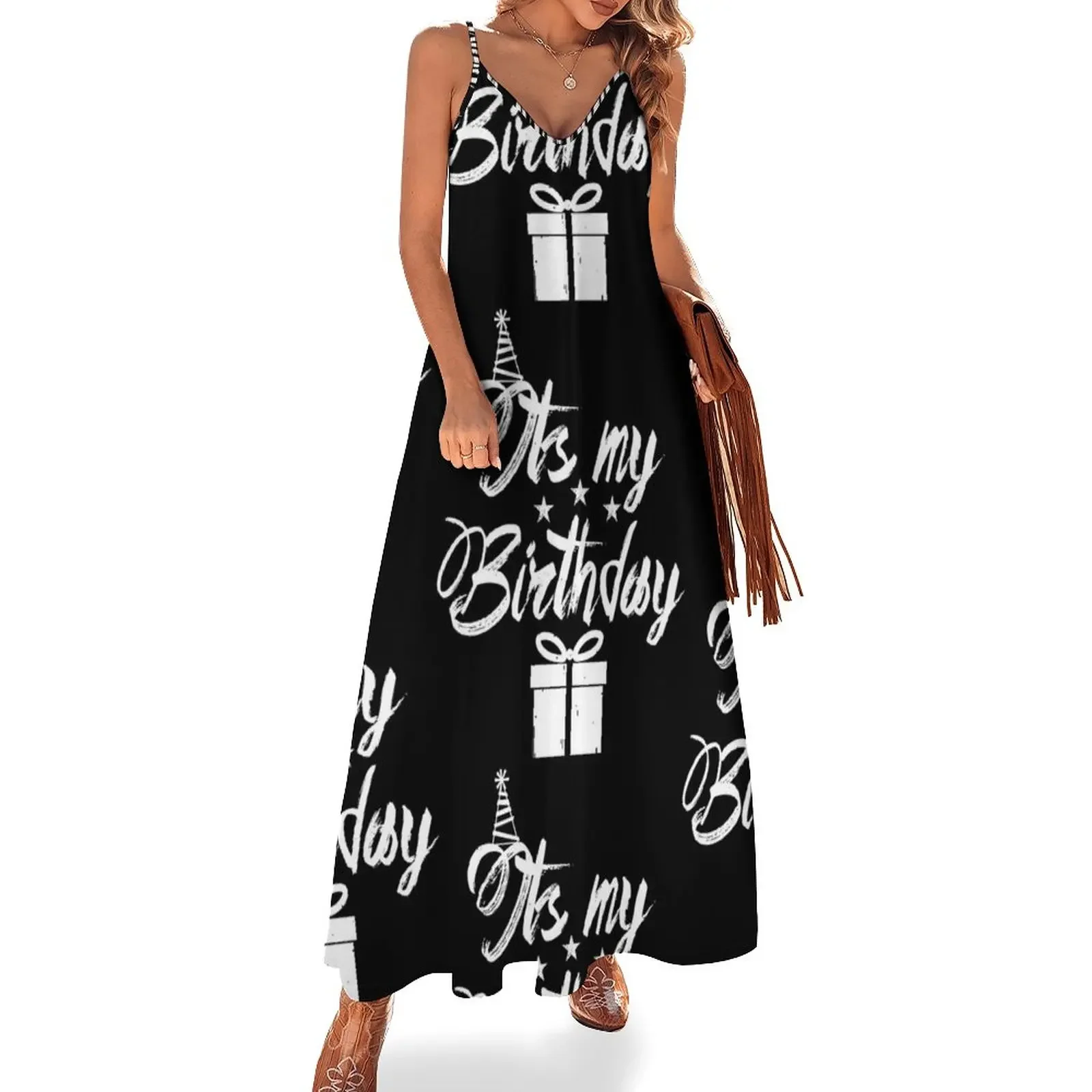 Its My Birthday Sleeveless Dress Female clothing luxury evening dresses 2024 Dress for pregnant women Dress
Its My Birthday Sleeveless Dress Female clothing luxury evening dresses 2024 Dress for pregnant women Dress