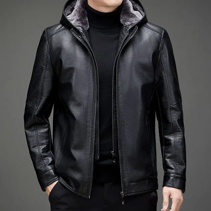 Men's Genuine leather jacket Man Winter Fur Integrated Jacket Male Plush thicken Leather Coats Short Sheepskin Jacket Men
Men's Genuine leather jacket Man Winter Fur Integrated Jacket Male Plush thicken Leather Coats Short Sheepskin Jacket Men