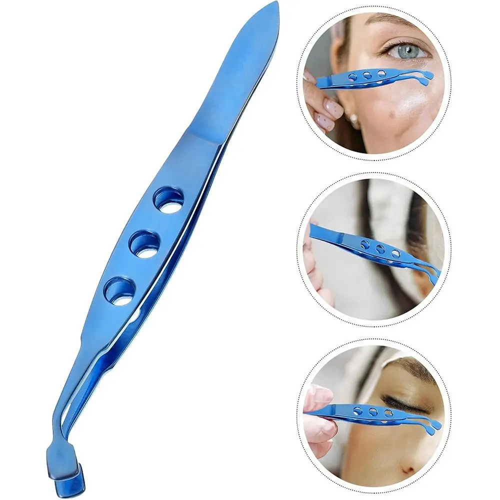 Metal Meibomian Gland Expressor Large Square Head Stainless Steel Eyelid Tweezers Blue Three-Hole Eyelid Precision Tool
Metal Meibomian Gland Expressor Large Square Head Stainless Steel Eyelid Tweezers Blue Three-Hole Eyelid Precision Tool