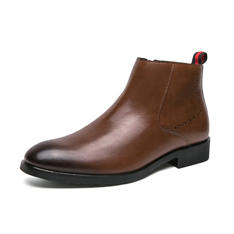 Motorcycle men's trendy men's block shoes, fashionable and casual with plush trend, business casual shoes
Motorcycle men's trendy men's block shoes, fashionable and casual with plush trend, business casual shoes