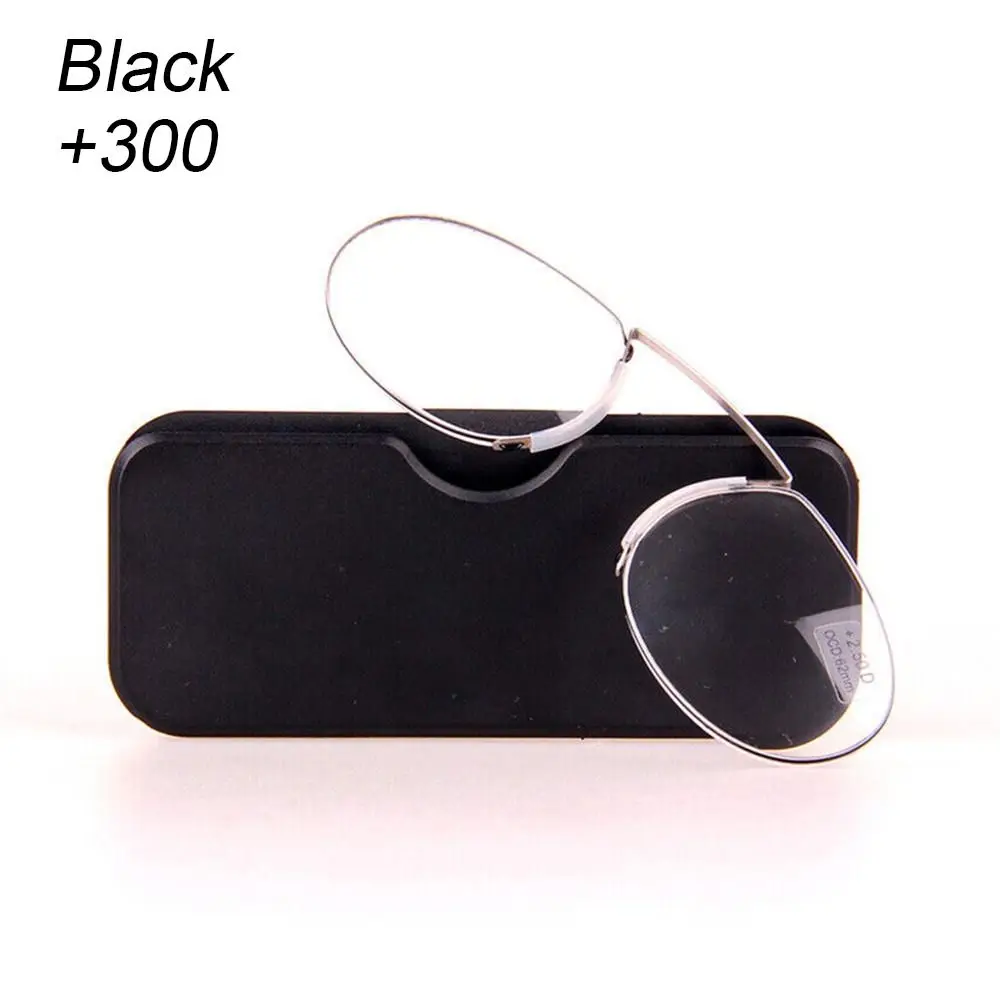 Mini Lazy Glasses Reading Glasses Nose Clip Legless Nose Rack +1.0 - +3.5 Magnifying Presbyopic Glasses Men Women
Mini Lazy Glasses Reading Glasses Nose Clip Legless Nose Rack +1.0 - +3.5 Magnifying Presbyopic Glasses Men Women