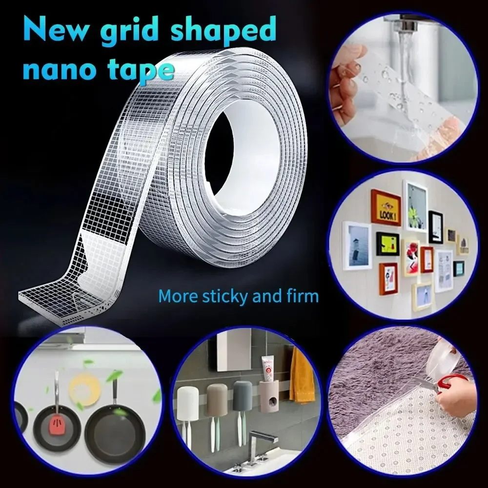 New Mesh Nano Tape, Nano Double-sided Tape, Reusable Waterproof Nano Transparent Heavy-duty Tape, More Durable
New Mesh Nano Tape, Nano Double-sided Tape, Reusable Waterproof Nano Transparent Heavy-duty Tape, More Durable