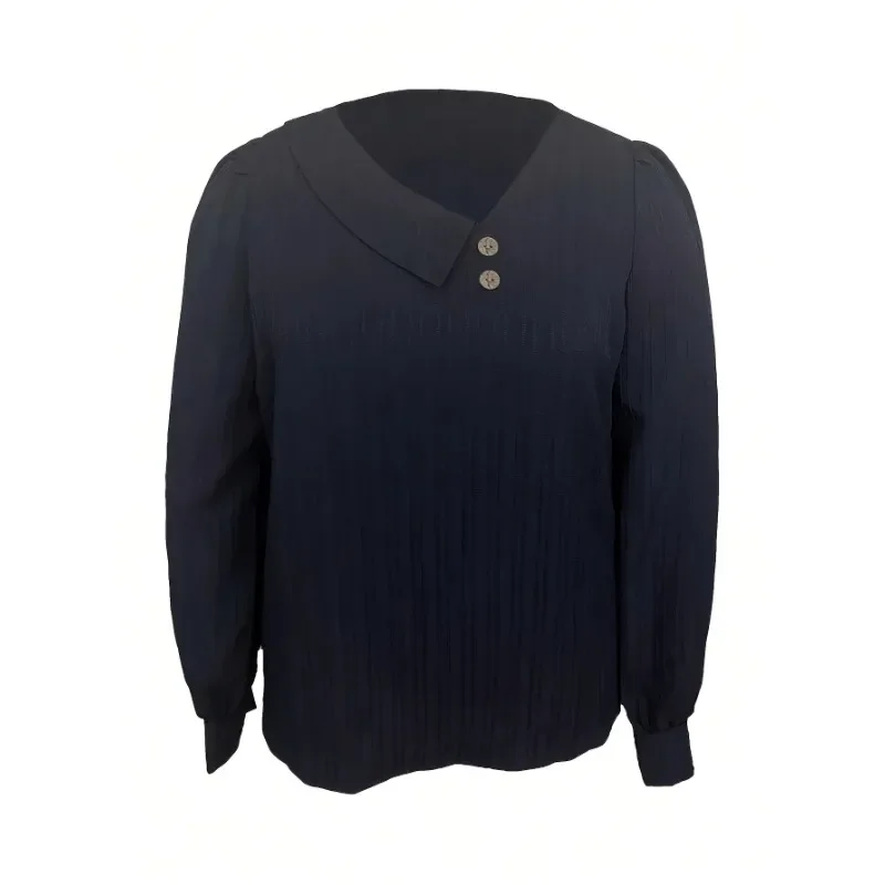 Женская рубашка однотонная с диагональным воротником, с длинным рукавом, на пуговицах, повседневная, для праздников и вечеринок, больших размеров
Женская рубашка однотонная с диагональным воротником, с длинным рукавом, на пуговицах, повседневная, для праздников и вечеринок, больших размеров