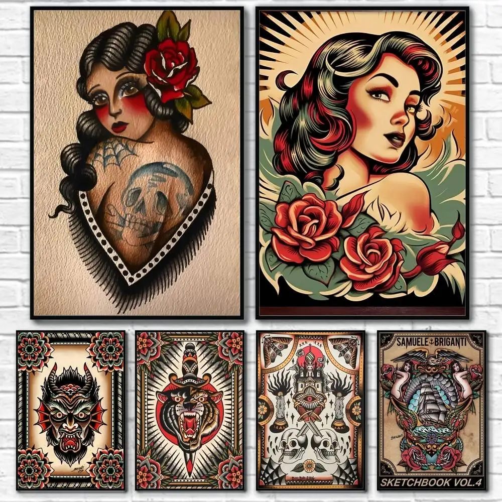 Quiet Wild Devils Savage Tattooed Poster Home Living Bed Room Bar Hallway Sticky Wall Art Printing Waterproof Aesthetic Decor
Quiet Wild Devils Savage Tattooed Poster Home Living Bed Room Bar Hallway Sticky Wall Art Printing Waterproof Aesthetic Decor