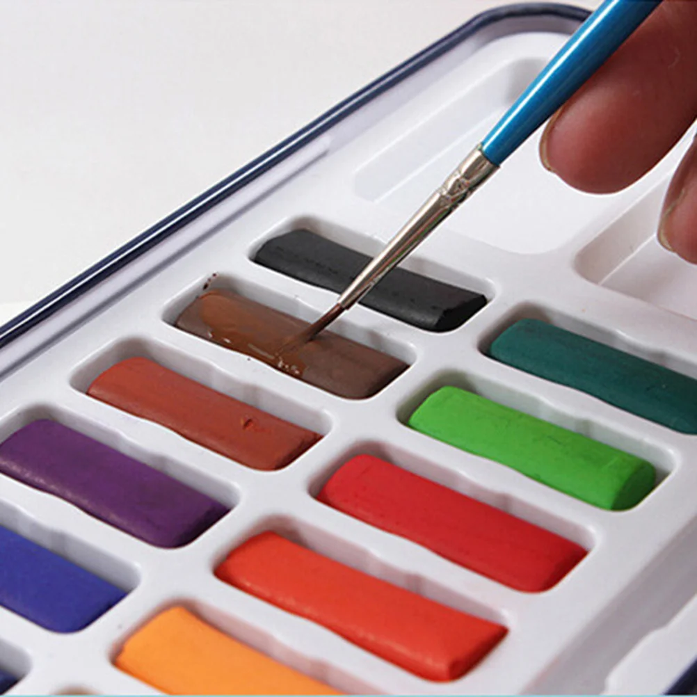 Watercolor Paint Set Solid Watercolour Kit For Artists Beginners Brush Portable Tin Box Art Supplies
Watercolor Paint Set Solid Watercolour Kit For Artists Beginners Brush Portable Tin Box Art Supplies