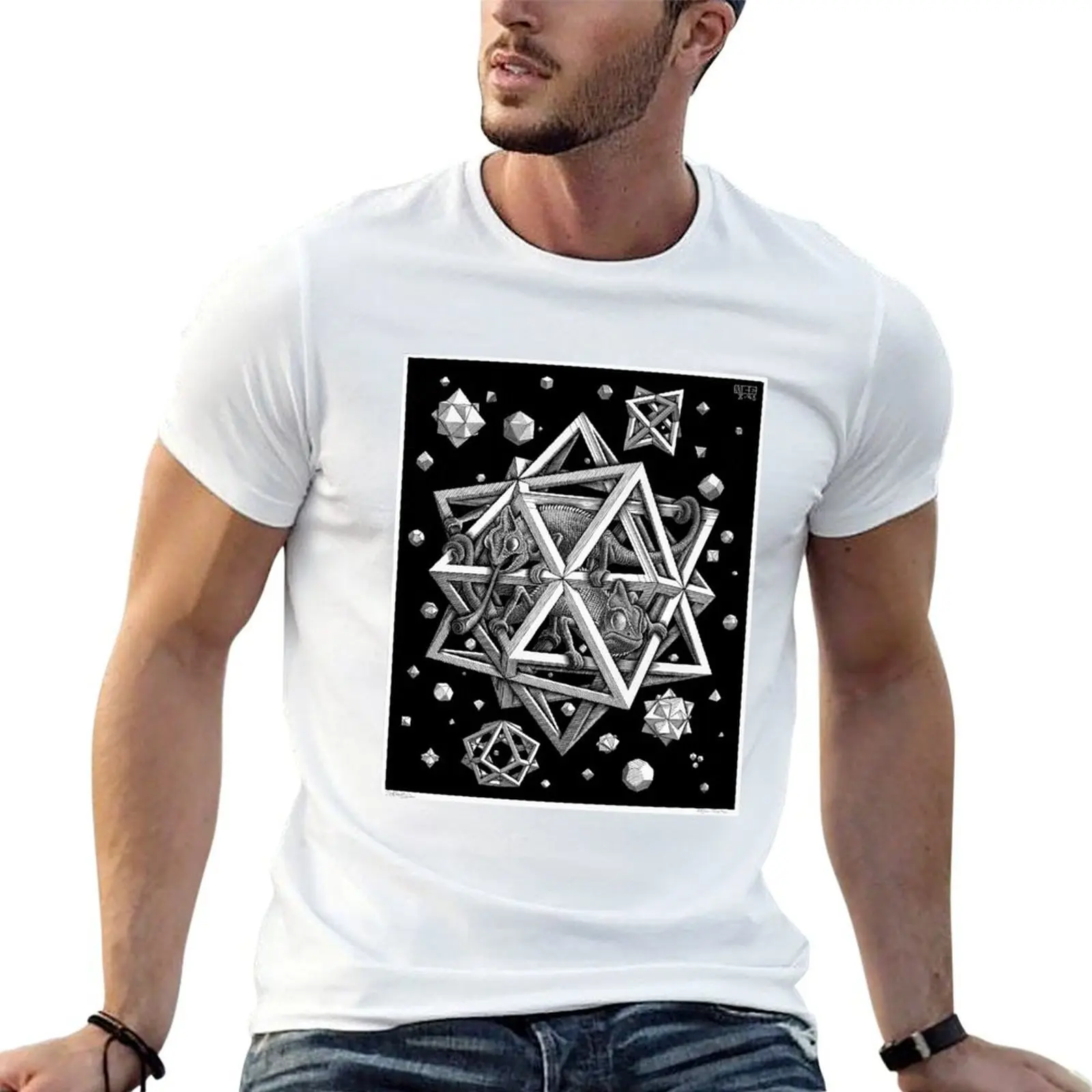 M.C. Escher - Stars T-Shirt t shirt men 100% cotton luxury brand t shirts for man cotton soft man graphic t shirt T-shirt
M.C. Escher - Stars T-Shirt t shirt men 100% cotton luxury brand t shirts for man cotton soft man graphic t shirt T-shirt