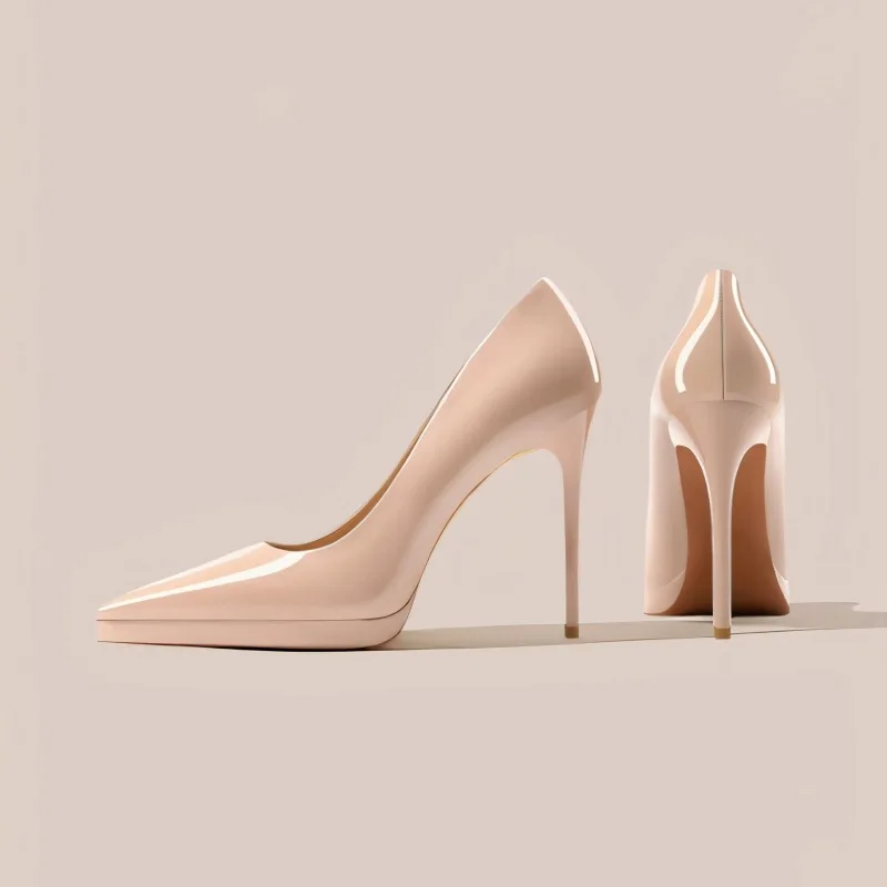 Nude Thick Heel Waterproof Platform Women's High Heels Comfortable Thin Mouth Sharp Pointed Toe Fashionable Spring Summer Shoes
Nude Thick Heel Waterproof Platform Women's High Heels Comfortable Thin Mouth Sharp Pointed Toe Fashionable Spring Summer Shoes