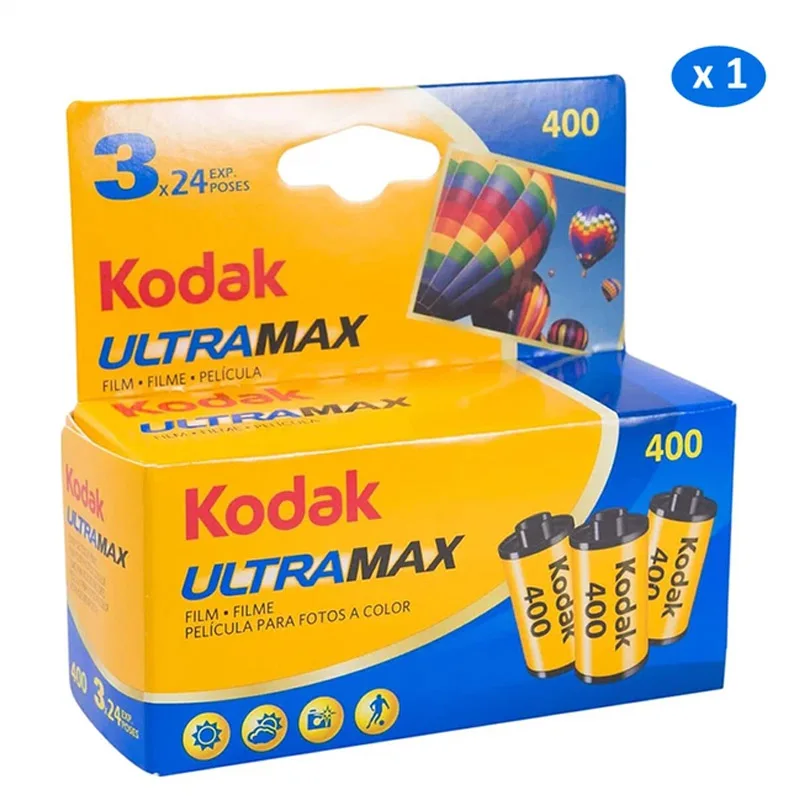 Kodak UltraMax 400 New Color Printing 135-36 35mm Film 36 Exposures 1/2/3/5/6 Roll Kodak Film Photo Paper for M35 / M38 Camera
Kodak UltraMax 400 New Color Printing 135-36 35mm Film 36 Exposures 1/2/3/5/6 Roll Kodak Film Photo Paper for M35 / M38 Camera