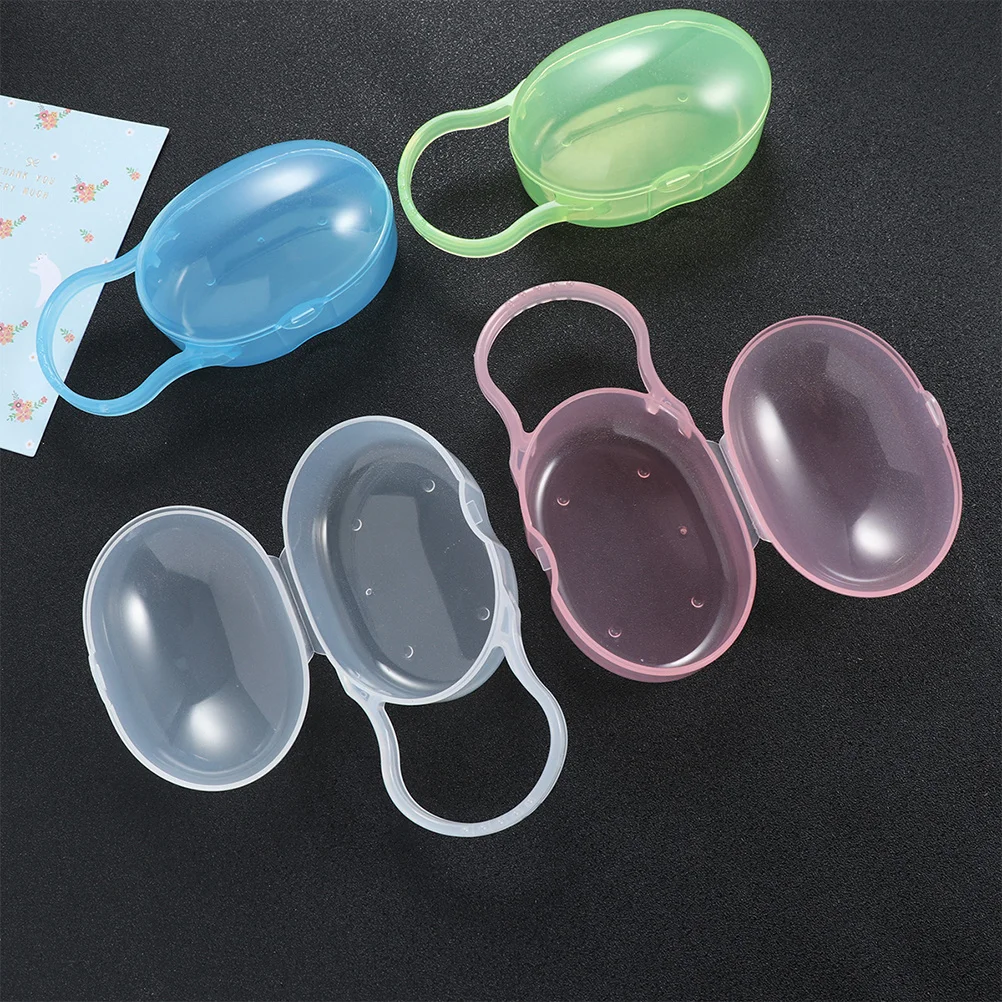 5Pcs Pacifier Case Portable Baby Soother Storage Box Healthy PP Material with Carry Loop for Travel Home Use Pacifier Storage
5Pcs Pacifier Case Portable Baby Soother Storage Box Healthy PP Material with Carry Loop for Travel Home Use Pacifier Storage