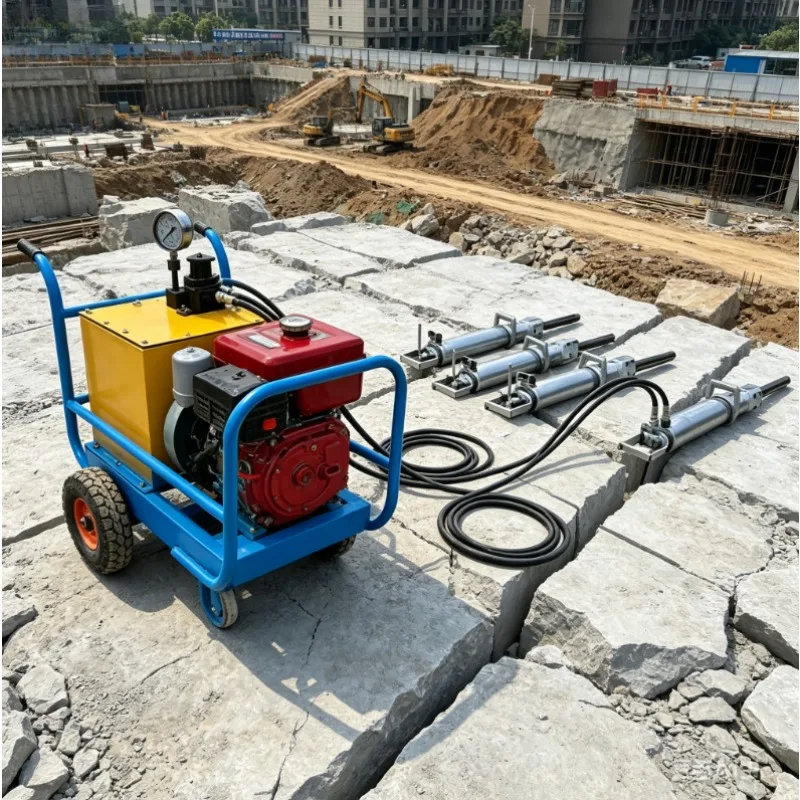Big Heavy Duty Hydraulic Rock Splitting Machine for Concrete and Stone Breaking
Big Heavy Duty Hydraulic Rock Splitting Machine for Concrete and Stone Breaking