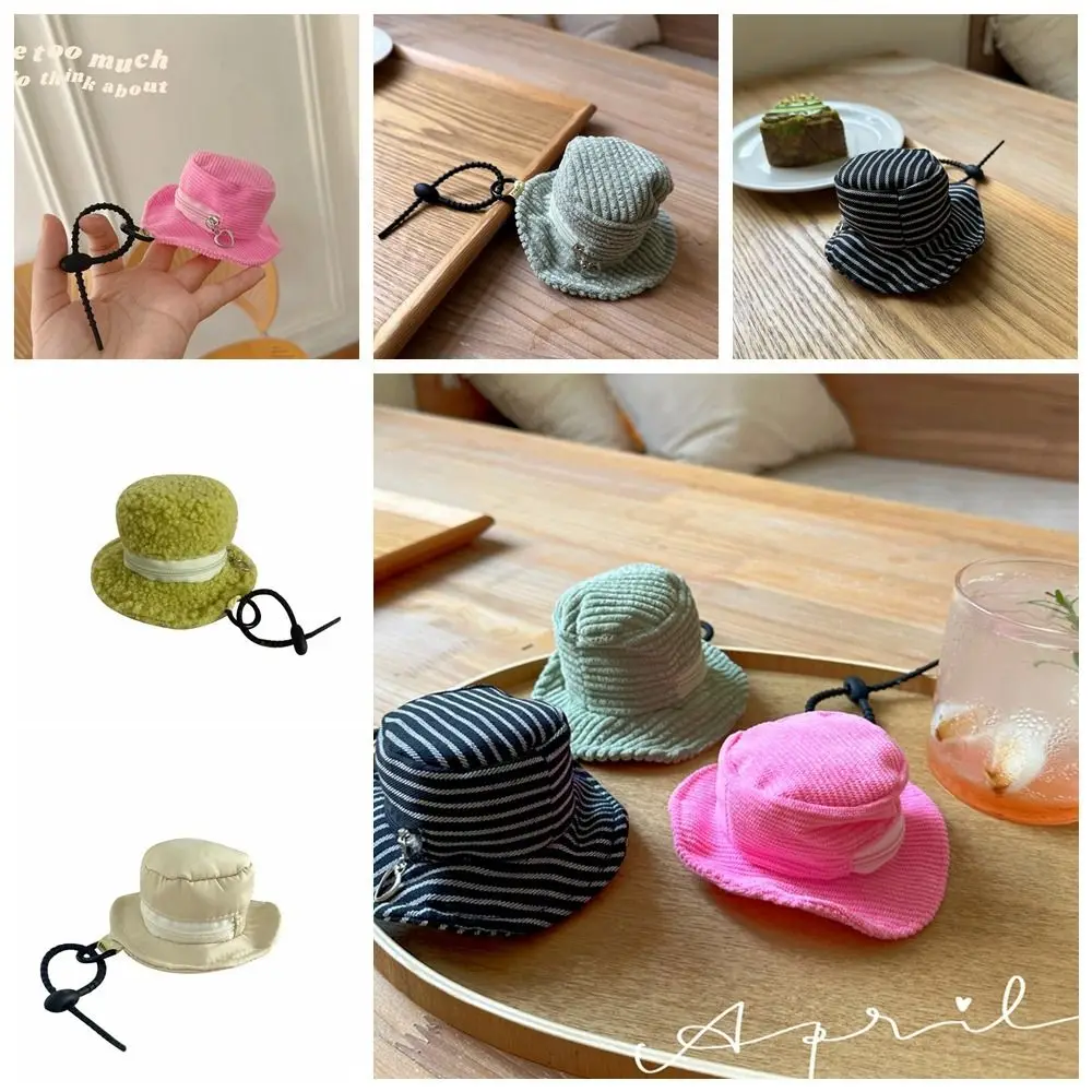 Bag Pendant Mini Bucket Hat Coin Purse Coin Bag with Keychain Mini Storage Bag Korean Style Earphone Bag Small Wallet Girl
Bag Pendant Mini Bucket Hat Coin Purse Coin Bag with Keychain Mini Storage Bag Korean Style Earphone Bag Small Wallet Girl