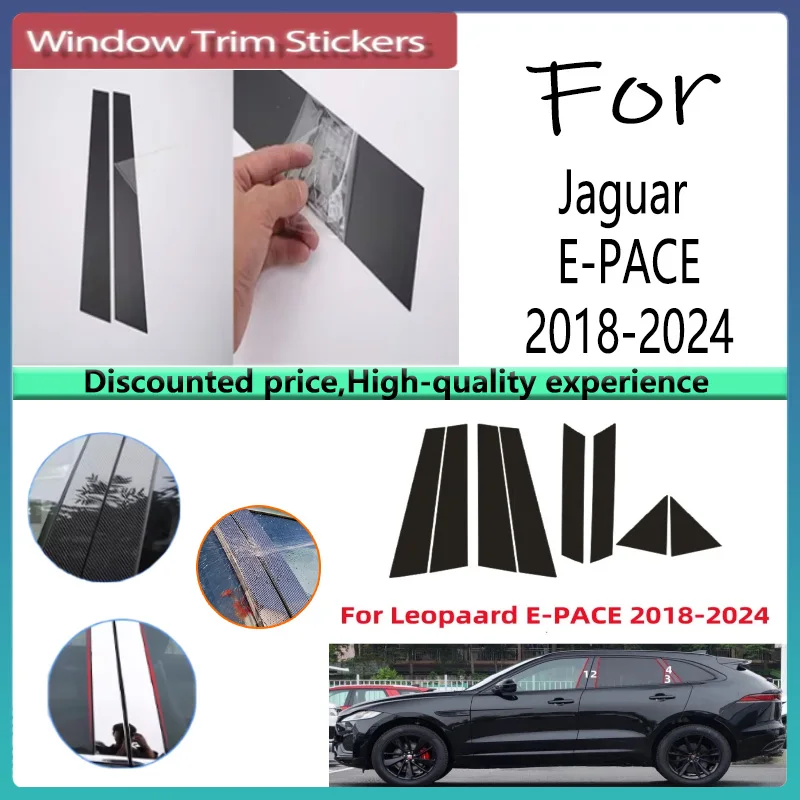 For Jaguar E-PACE 2016-2025 8PCS Window Trim Covers Center Film Column B C Pillar Posts Sticker Car Accessories
For Jaguar E-PACE 2016-2025 8PCS Window Trim Covers Center Film Column B C Pillar Posts Sticker Car Accessories