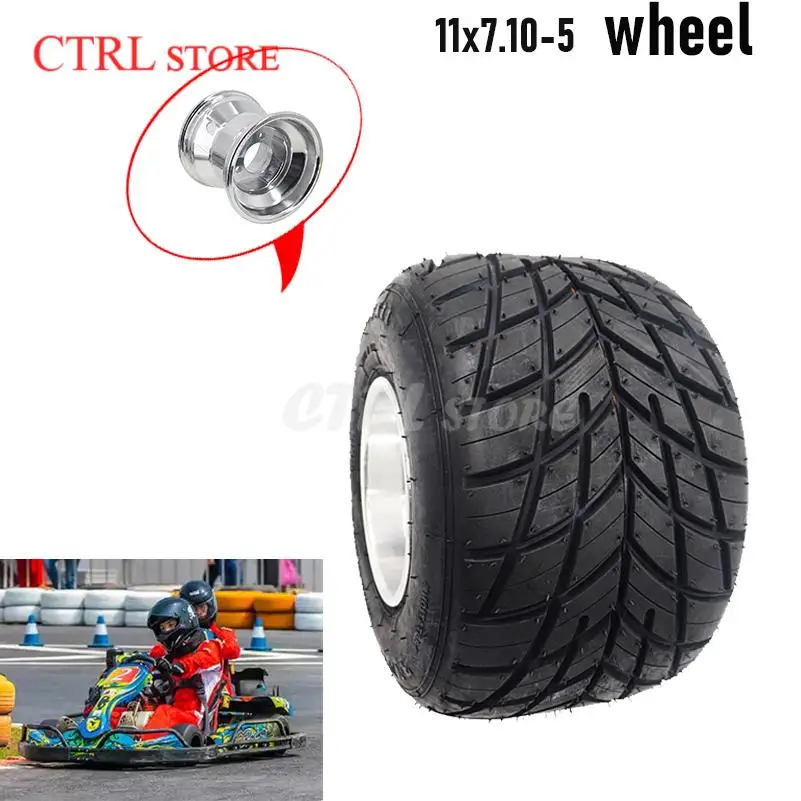 Durable outdoor go kart tires 11x7.10-5 inches rear tires rain tires vacuum tires suitable for drifting go kart accessories
Durable outdoor go kart tires 11x7.10-5 inches rear tires rain tires vacuum tires suitable for drifting go kart accessories