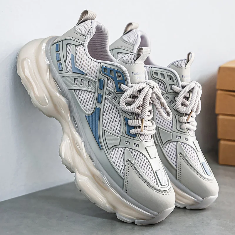 Trendy Women's Dad Shoes 2026Summer Breathable White Thin Design Heightening Casual Sport Running Sneakers
Trendy Women's Dad Shoes 2026Summer Breathable White Thin Design Heightening Casual Sport Running Sneakers