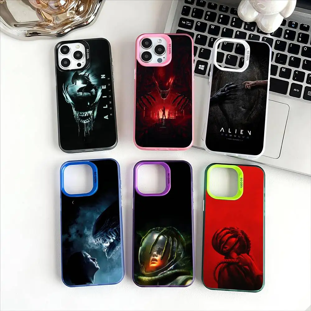 Film Horror Alien R-Romulus Phone Case Unique Holographic Rainbow iPhone 11-16 Pro Max TPU Case. Slim Fit, Shockproof, Skin-frie
Film Horror Alien R-Romulus Phone Case Unique Holographic Rainbow iPhone 11-16 Pro Max TPU Case. Slim Fit, Shockproof, Skin-frie