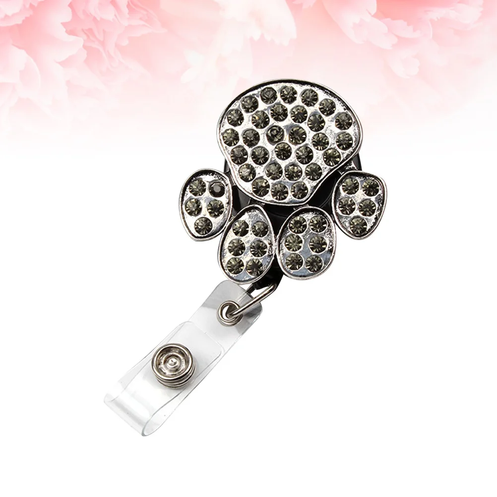 Round Rhinestone Palm Shaped Id Badge Reel Retractable Metal Clip Telescopic Buckle Easy Pull Buckle for Business Office Nurses
Round Rhinestone Palm Shaped Id Badge Reel Retractable Metal Clip Telescopic Buckle Easy Pull Buckle for Business Office Nurses