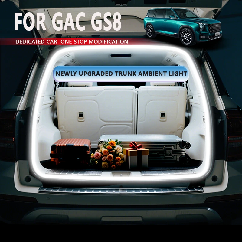 FOR GAC GS8 Rear Trunk LED Light Bar Strips Trunk Interior Decorative Lamp Strip Luggage Atmosphere Light
FOR GAC GS8 Rear Trunk LED Light Bar Strips Trunk Interior Decorative Lamp Strip Luggage Atmosphere Light