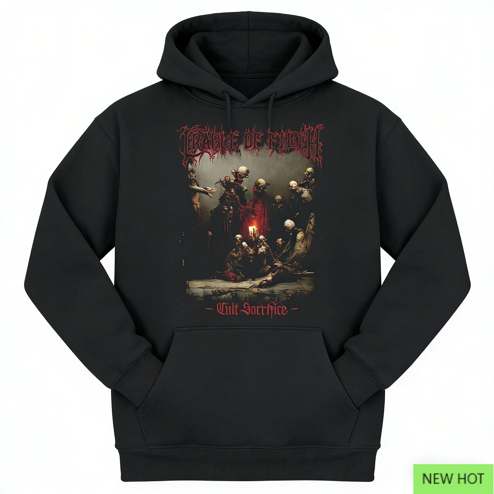 Толстовка Cradle of Filth Until Sacrifice, черная металлическая толстовка, идеально подходит для фанатов, которая любит готический черный металл и темно-экстремальная атмосфера
Толстовка Cradle of Filth Until Sacrifice, черная металлическая толстовка, идеально подходит для фанатов, которая любит готический черный металл и темно-экстремальная атмосфера