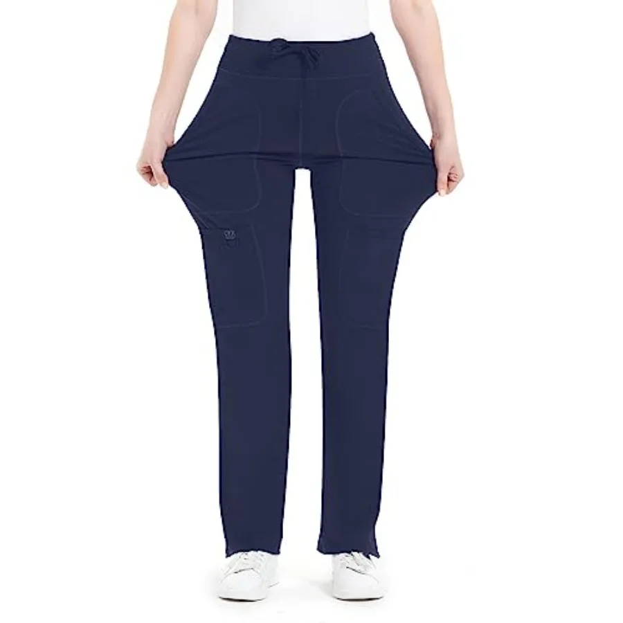 QBK Yoga Scrub Pants Women Mid Rise Yoga Work Pants- Five Pocket Cargo Scrub Pant
QBK Yoga Scrub Pants Women Mid Rise Yoga Work Pants- Five Pocket Cargo Scrub Pant