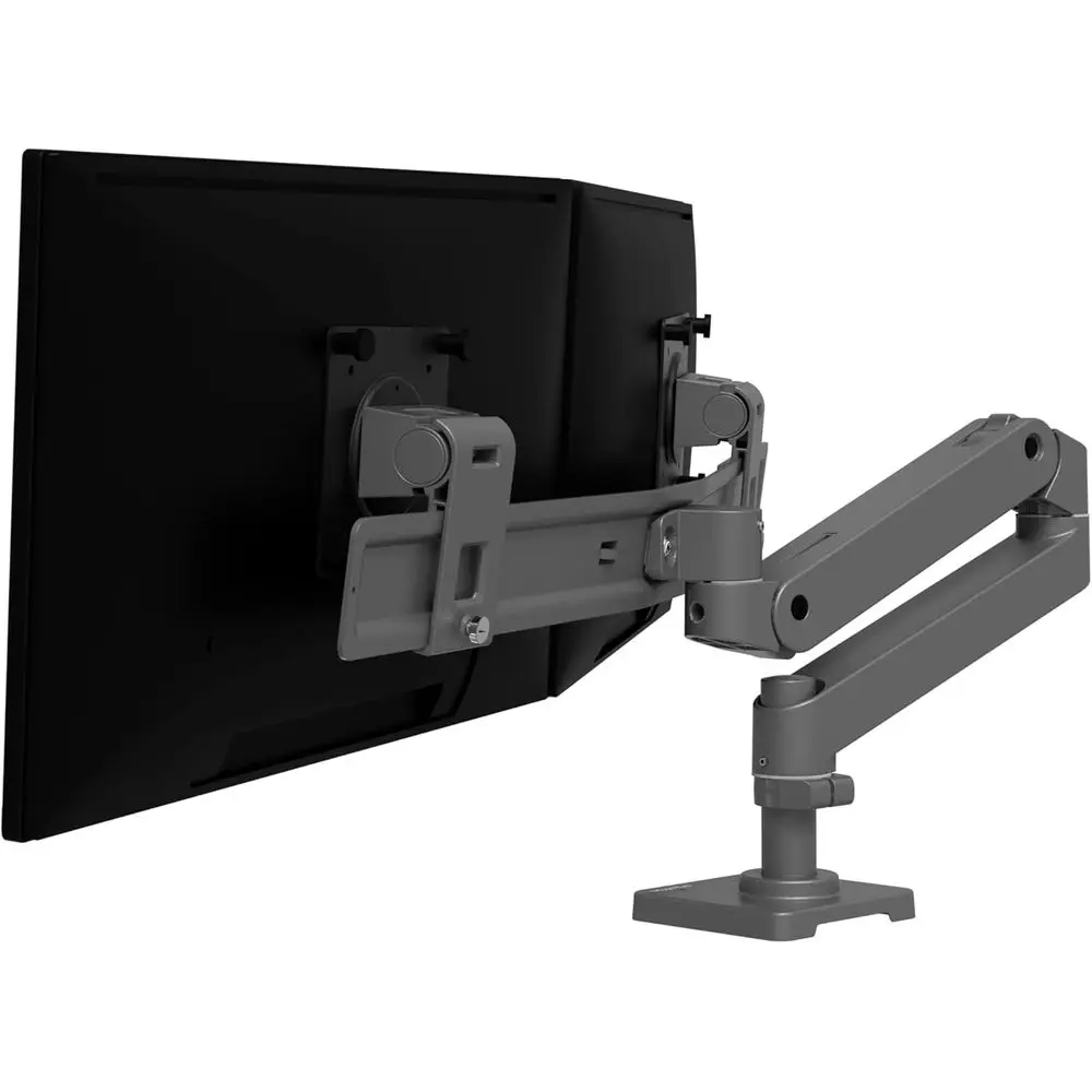 Enhanced Dual Monitor Stand, Supports 27 Displays, 9 lbs Capacity, Grey
Enhanced Dual Monitor Stand, Supports 27 Displays, 9 lbs Capacity, Grey