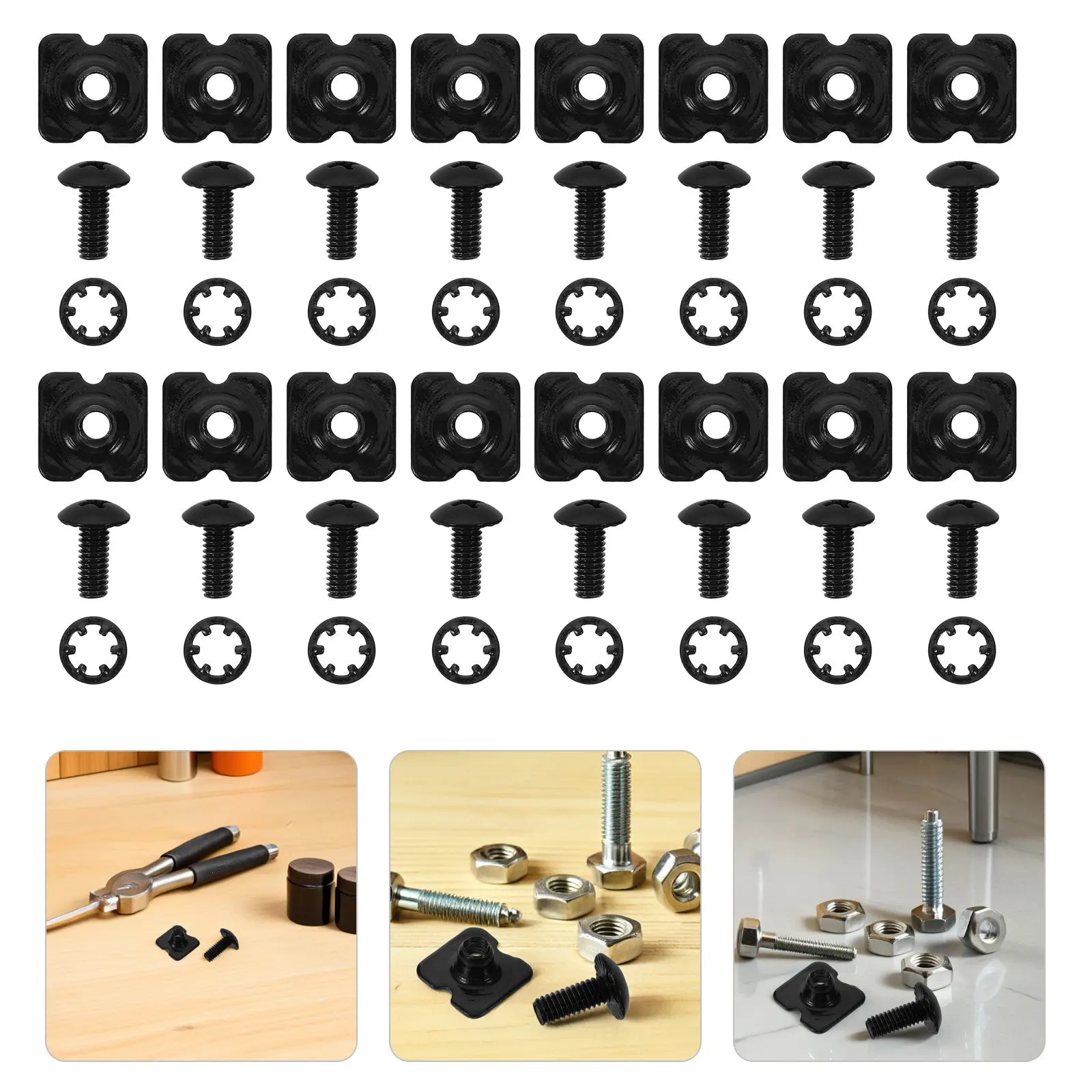 1Set Football Backplate Screws Set Metal Backplate Mounting Fasteners Replacement Kit for Youth Adult Protective Gear Secure Fit
1Set Football Backplate Screws Set Metal Backplate Mounting Fasteners Replacement Kit for Youth Adult Protective Gear Secure Fit
