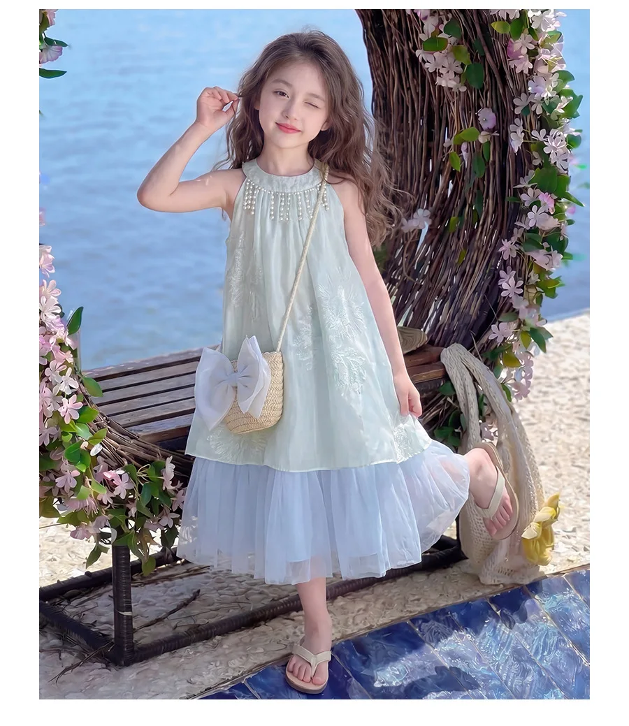 2026 New Baby Summer Girls Teenage Beading Blue Purple Dress, Princess Kids Sweet Fashion Party Dress 4-12 T
2026 New Baby Summer Girls Teenage Beading Blue Purple Dress, Princess Kids Sweet Fashion Party Dress 4-12 T