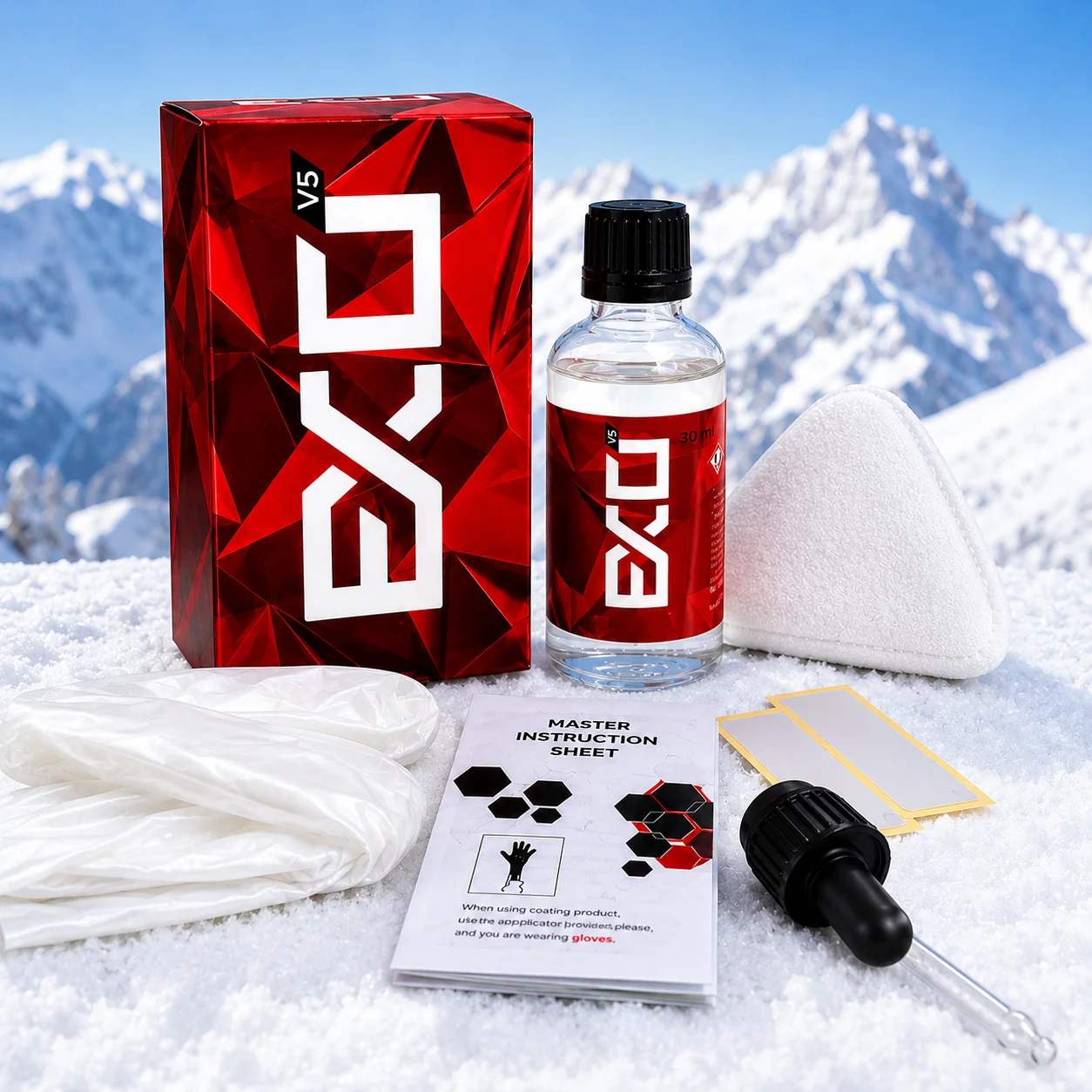 EXO Ultra Durable Hydrophobic Coating v5 - Protect Your Paint, Add Gloss, Repel Contaminants, Get Rid of Water-Spots
EXO Ultra Durable Hydrophobic Coating v5 - Protect Your Paint, Add Gloss, Repel Contaminants, Get Rid of Water-Spots