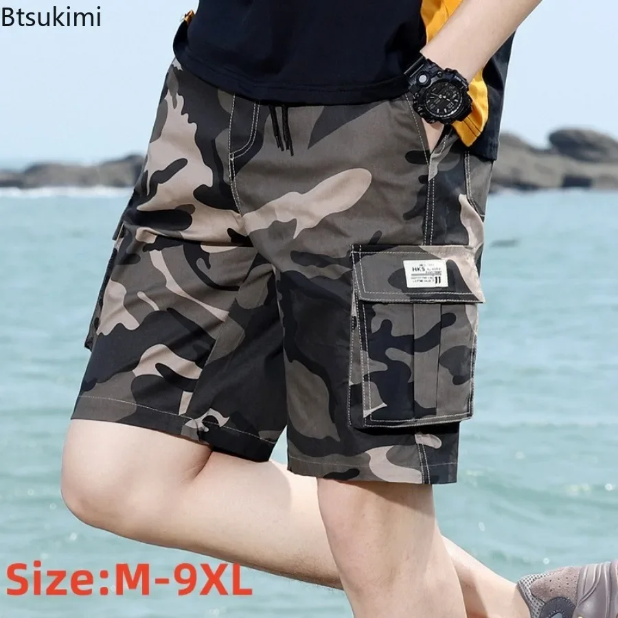 2025 New Men's Camouflage Cargo Shorts Trend Multi-pockets Casual Loose Cotton Beach Short Pants Men Sport Shorts Plus Size 9XL
2025 New Men's Camouflage Cargo Shorts Trend Multi-pockets Casual Loose Cotton Beach Short Pants Men Sport Shorts Plus Size 9XL