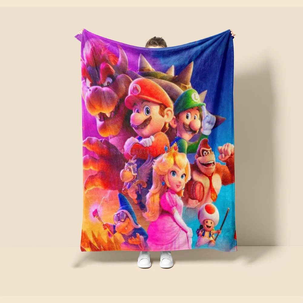 Mario HD Animation Printed Flannel Blanket. Four Seasons Blanket. Suitable for Sofa, Bed, Living Room, Travel Blanket Gift
Mario HD Animation Printed Flannel Blanket. Four Seasons Blanket. Suitable for Sofa, Bed, Living Room, Travel Blanket Gift