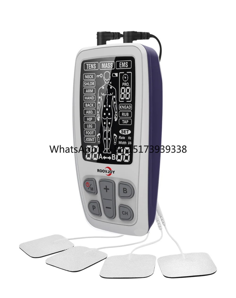 Electric Body Massager Physiotherapy Equipment Tens Transcutaneous Electrical Tens Machine
Electric Body Massager Physiotherapy Equipment Tens Transcutaneous Electrical Tens Machine