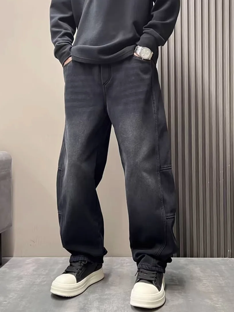 Winter New Faion Men's Fce Lined Waed Vintage Knife Jeans Straight Leg Loose Fit Casual Trousers Warm Wear Resistant
Winter New Faion Men's Fce Lined Waed Vintage Knife Jeans Straight Leg Loose Fit Casual Trousers Warm Wear Resistant