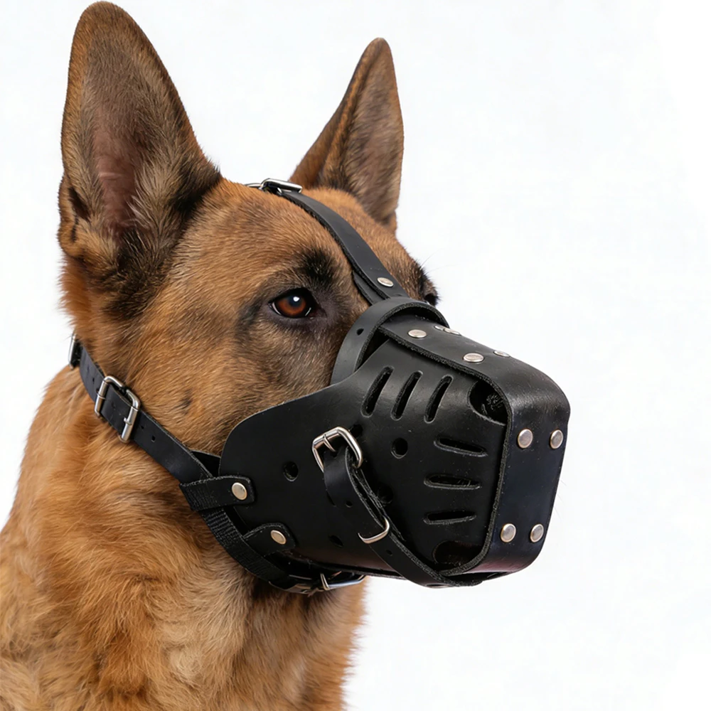 Breathable Cowhide Dog Basket Muzzle Anti Bite Training Defense Cover Comfortable Leather Mouth Mask For Large Pet Dogs
Breathable Cowhide Dog Basket Muzzle Anti Bite Training Defense Cover Comfortable Leather Mouth Mask For Large Pet Dogs