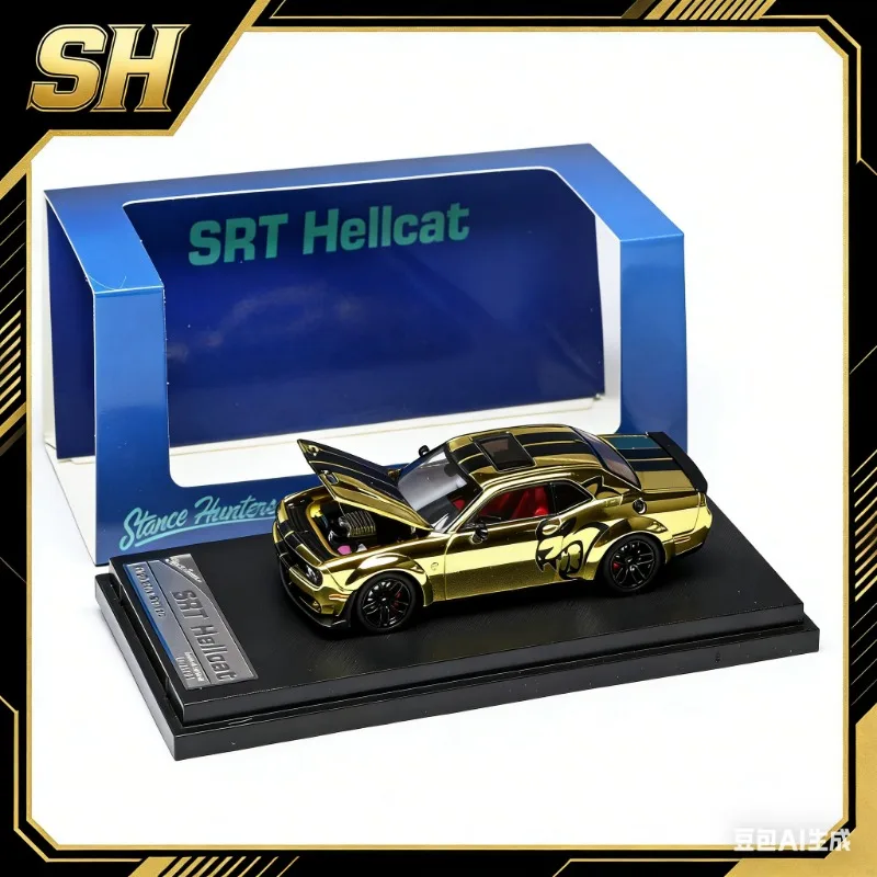 SH 1:64 Dodge Challenger Dodge SRT Hellcat Alloy Molded Openable Car Model for Adult Collection, Static Simulation Display Piece
SH 1:64 Dodge Challenger Dodge SRT Hellcat Alloy Molded Openable Car Model for Adult Collection, Static Simulation Display Piece