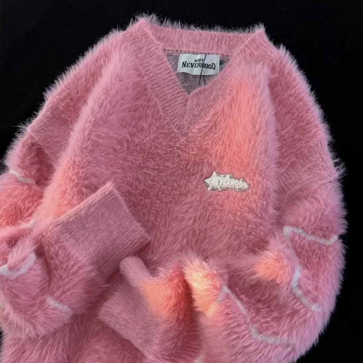 Winter Korean Style Harajuku Vintage Thick Warm V-neck Sweater Women's Japanese Leisure Women Streetwear Pullover Y2k Clothes 
Winter Korean Style Harajuku Vintage Thick Warm V-neck Sweater Women's Japanese Leisure Women Streetwear Pullover Y2k Clothes