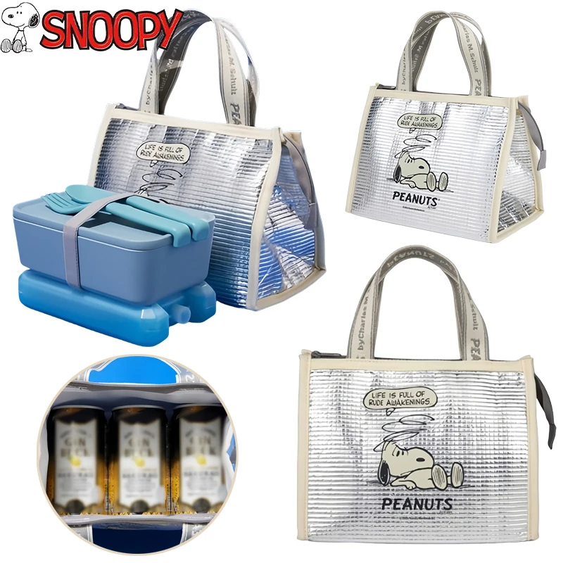 Snoopy Cartoon Thermal Lunch Bag Anime Large Capacity Portable Bento Bag Insulation Bags Outdoor Food Picnic Storage Box Gifts
Snoopy Cartoon Thermal Lunch Bag Anime Large Capacity Portable Bento Bag Insulation Bags Outdoor Food Picnic Storage Box Gifts