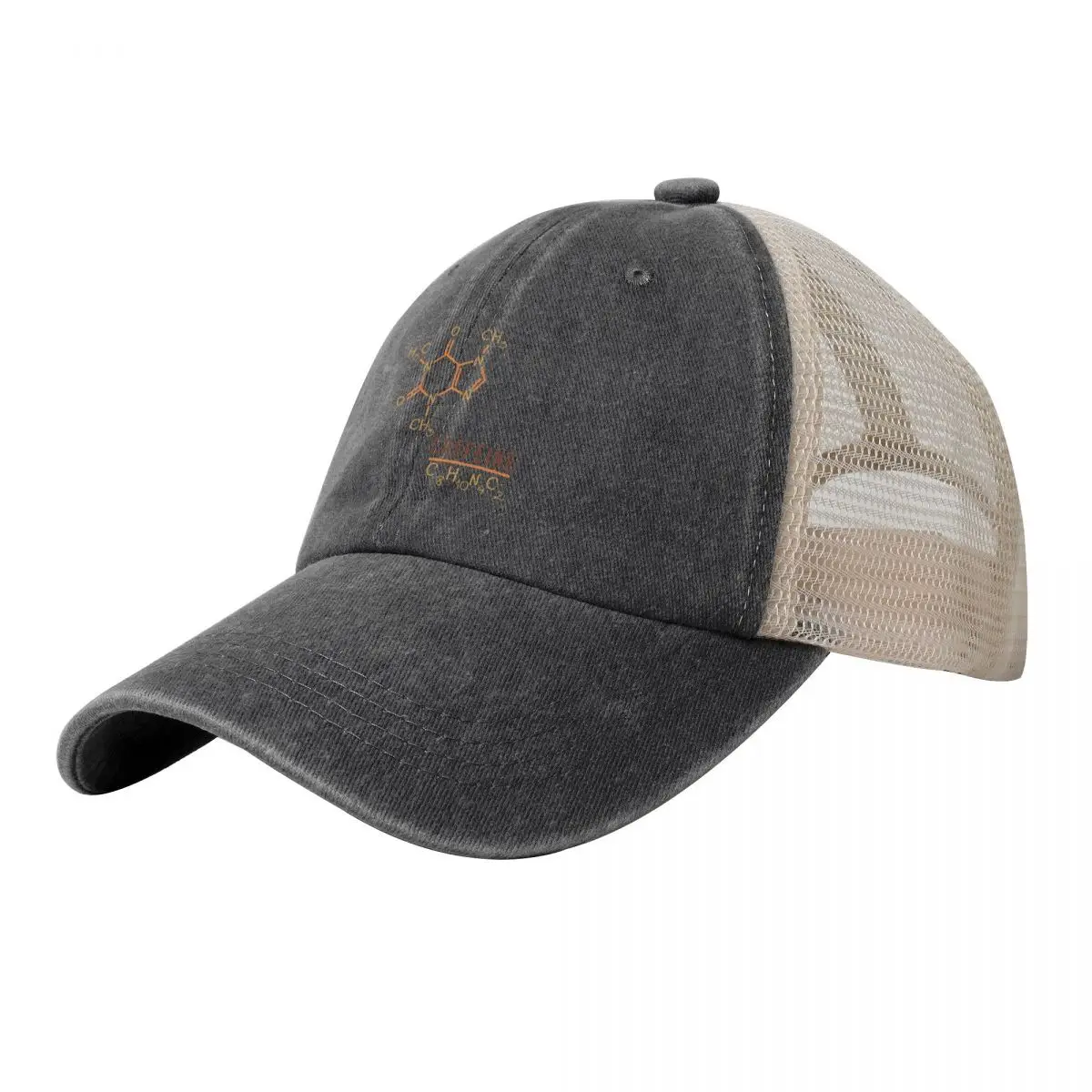 Caffeine Chemical Formula Cowboy Mesh Baseball Cap Visor tea Hat Golf Men Women's
Caffeine Chemical Formula Cowboy Mesh Baseball Cap Visor tea Hat Golf Men Women's