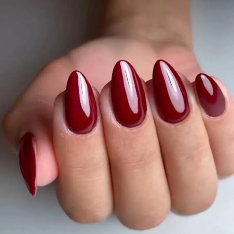 Dark Red Press On Nails Short Almond, Valentines Blood Deep Red Handmade Soft Jelly Gel Fake Nails Burgundy, Round Oval Stick G
Dark Red Press On Nails Short Almond, Valentines Blood Deep Red Handmade Soft Jelly Gel Fake Nails Burgundy, Round Oval Stick G