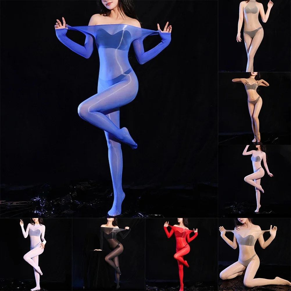 Men Oil Shiny Sheer Tights Jumpsuit Super Elastic Full Body Stockings See Through Bodysuit Long Sleeve
Men Oil Shiny Sheer Tights Jumpsuit Super Elastic Full Body Stockings See Through Bodysuit Long Sleeve