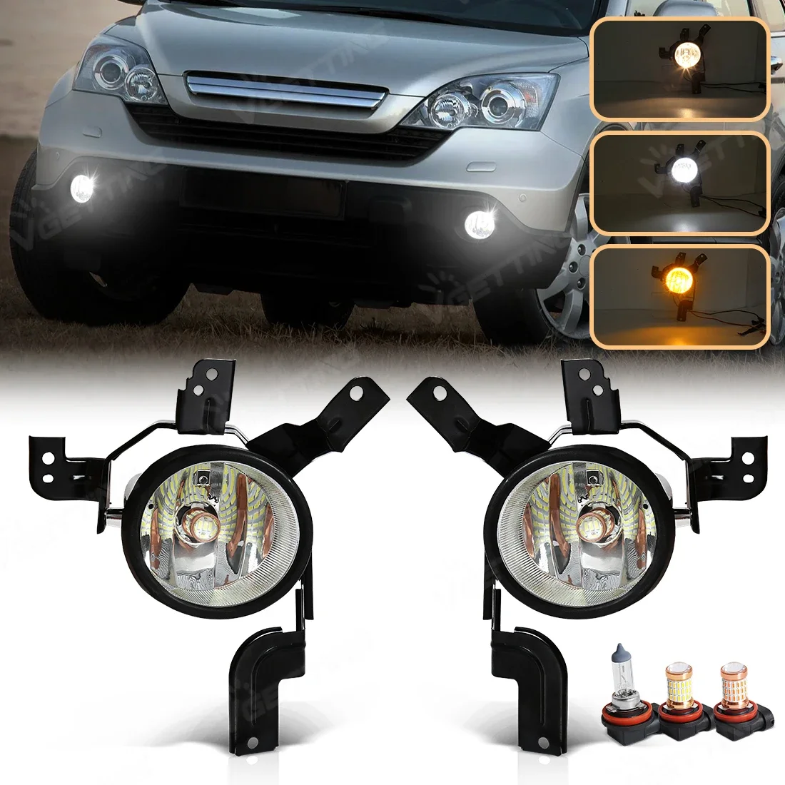 33951-SWA-H01/33901-SWA-H01 LED Halogen Bulb Fog Lamp For Honda CRV 2007 2008 2009 Front Bumper Headlight Accessories Foglight
33951-SWA-H01/33901-SWA-H01 LED Halogen Bulb Fog Lamp For Honda CRV 2007 2008 2009 Front Bumper Headlight Accessories Foglight