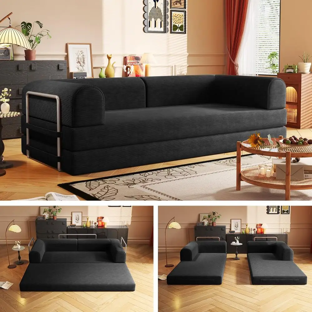 89 inch Sofa Modern Comfy Couch with Extra Deep Seats, 3 Seater for Living Room, Grey Corduroy
89 inch Sofa Modern Comfy Couch with Extra Deep Seats, 3 Seater for Living Room, Grey Corduroy