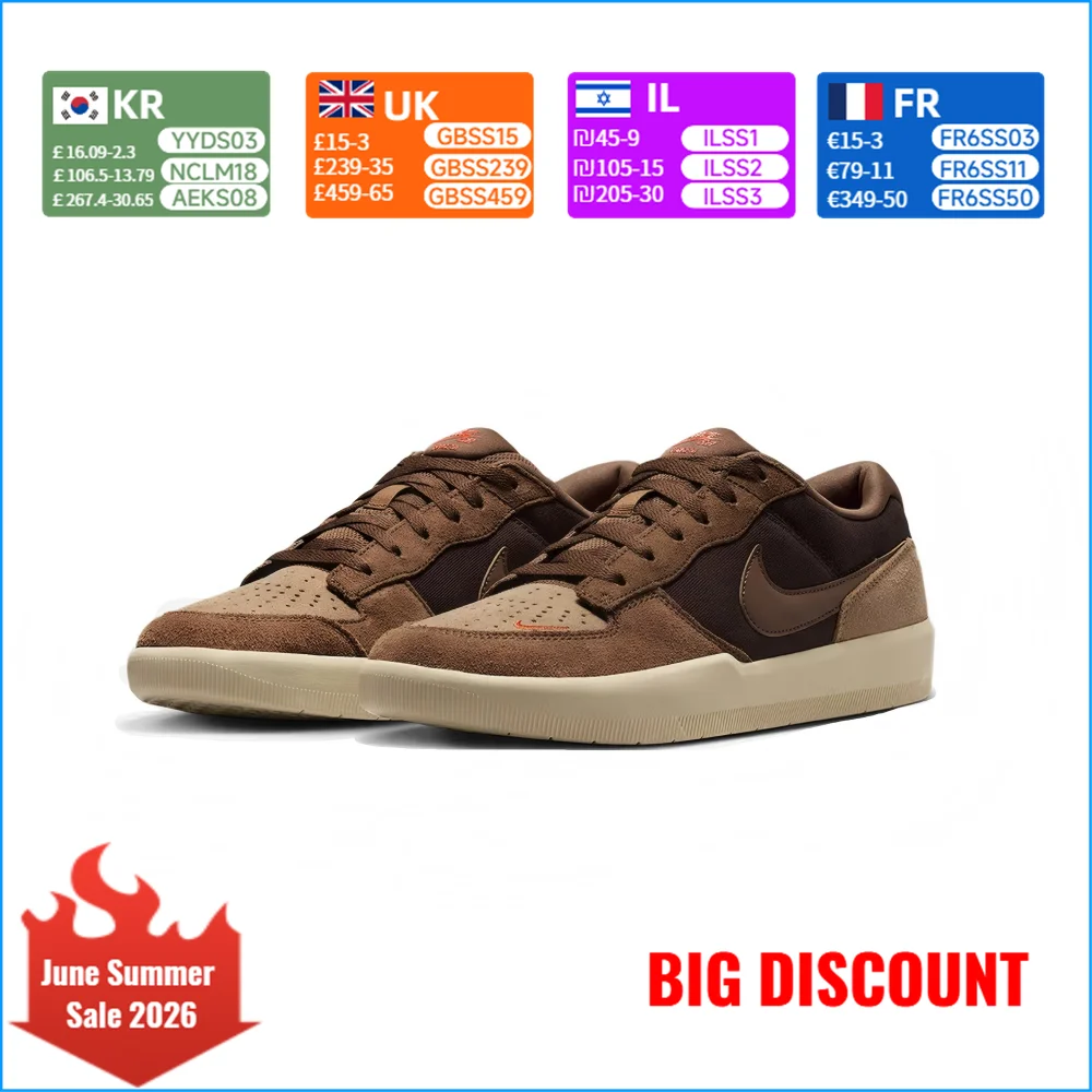 Nike SB Force 58 Unisex Skateboarding Shoes Durable Suede Classic Retro Comfort Sneakers DV5477-201
Nike SB Force 58 Unisex Skateboarding Shoes Durable Suede Classic Retro Comfort Sneakers DV5477-201