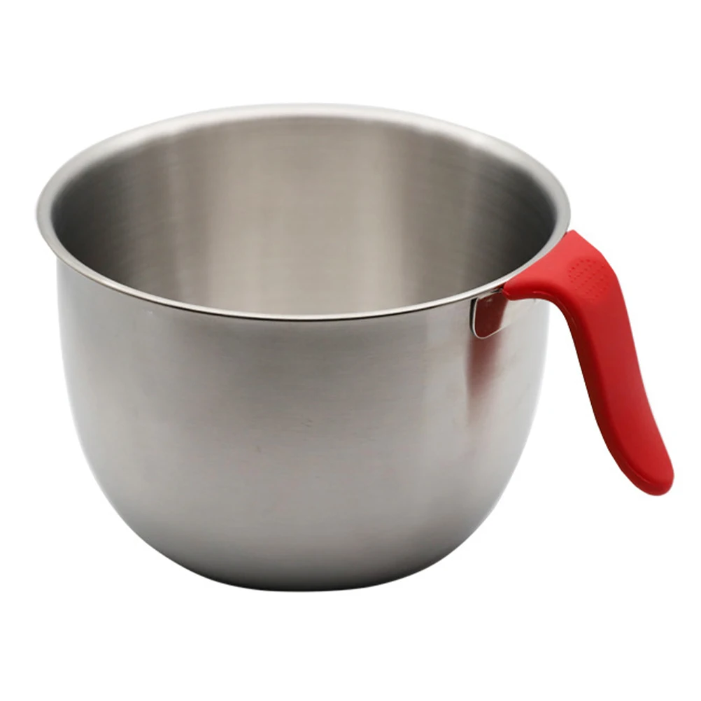1pc Stainless Steel Bowl Egg Salad Mixing Bowl Whisking Deep Thick Hygienic Handle Kitchen Gadget For Pasta Dressings 
1pc Stainless Steel Bowl Egg Salad Mixing Bowl Whisking Deep Thick Hygienic Handle Kitchen Gadget For Pasta Dressings